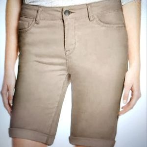 Buffalo David Bitton Women's Cuffed Bermuda Shorts